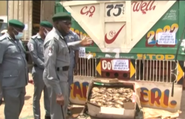 Customs Impound N20.4m Imported Dry Fish in Oyo