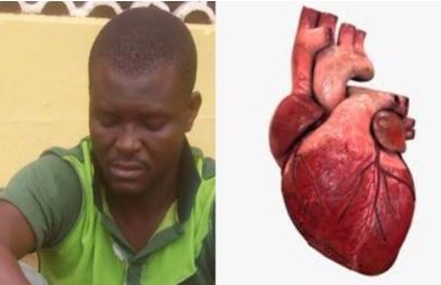 Man buys 3 human hearts to prepare charms